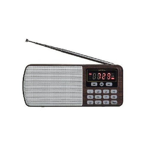 Радиоприемник PERFEO (i120-BK) егерь 70-108 FM коричневый радиоприёмник perfeo егерь красный i120 red