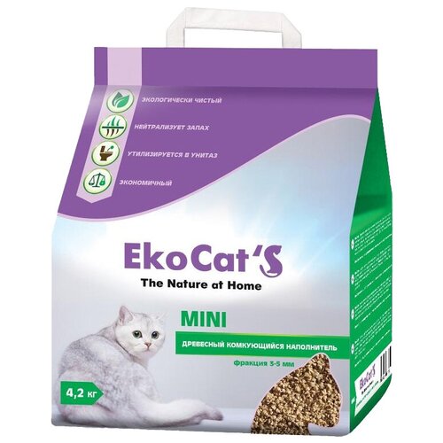 Комкующийся наполнитель Eko Cat's Mini, 10л