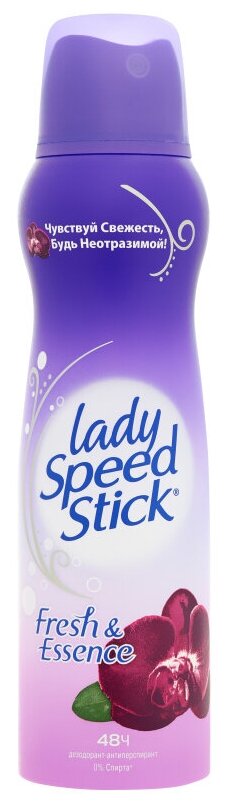 Lady Speed Stick Дезодорант-антиперспирант Fresh & Essence, 150 мл