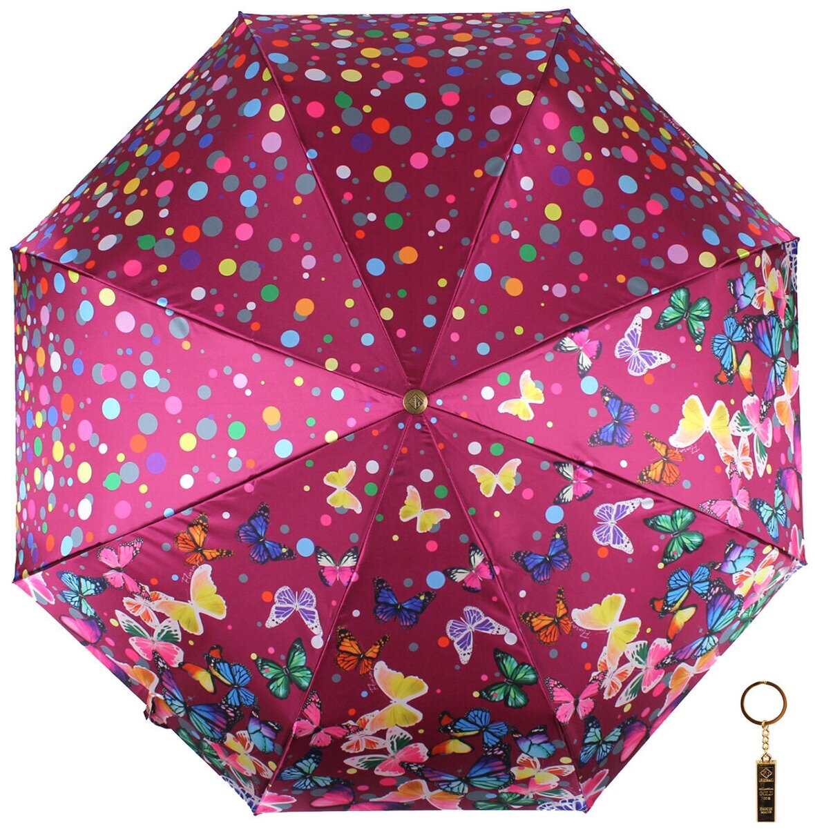Зонт женский Flioraj 23133 FJ, фиолетовый