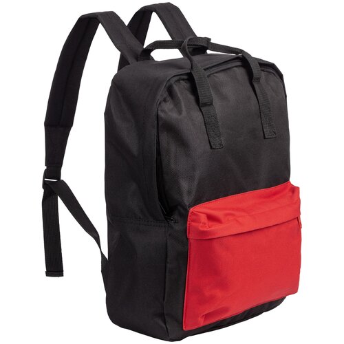 фото Рюкзак niels, черный с красным molti
