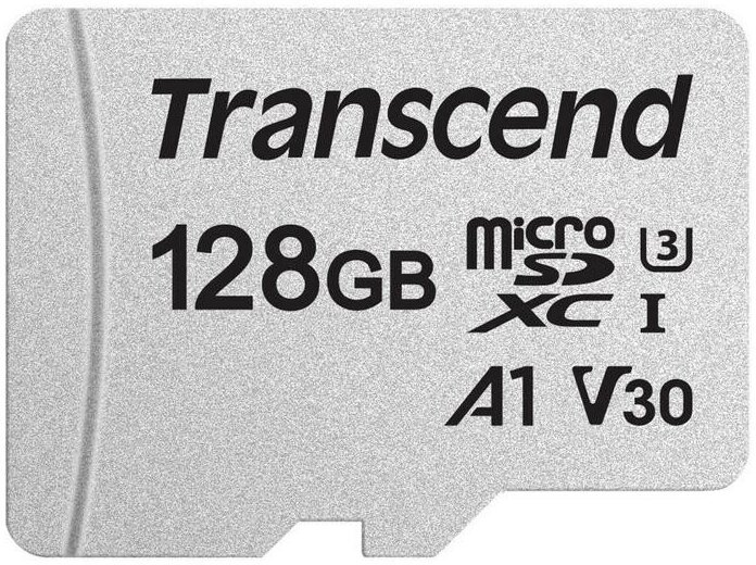Карта памяти Transcend 300S microSDXC 128Gb UHS-I Cl10 +ад, TS128GUSD300S-A