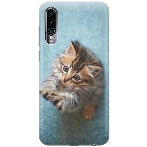 фото Re:pa накладка transparent для meizu 16xs с принтом "котёнок на голубом"