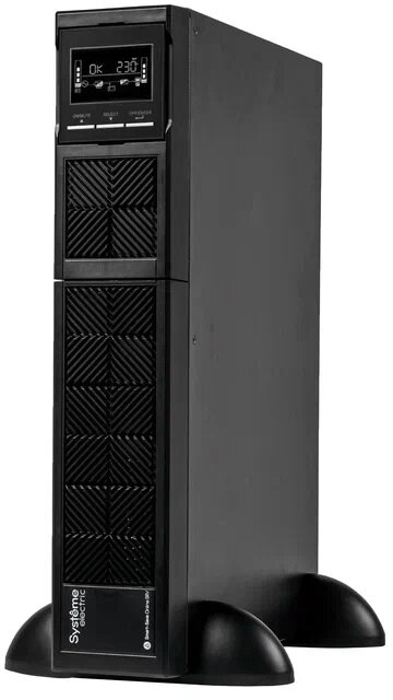 Источник бесперебойного питания Systeme Electriс Smart-Save Online SRV, 1000VA/900W, On-Line, Extended-run, Rack 2U(Tower convertible), LCD, Out: 6xC13, SNMP Intelligent Slot, USB, RS-232 (SRVSE1KRTXL Systeme Electric - фото №2