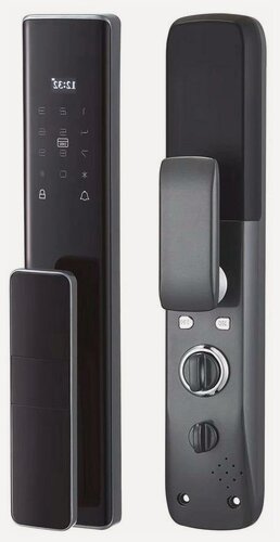 Изображение товара HDcom SL-912 Tuya-WiFi - биометрический электронный Wi-Fi электронный замок на входную дверь - дистанционное открытие замка в подарочной упаковке