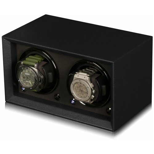 фото Шкатулка для автоподзавода 2-x часов paul design petit2-lbk-k