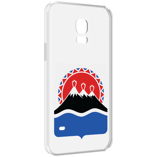 Чехол MyPads герб-камчатский-край для Samsung Galaxy S5 mini задняя-панель-накладка-бампер