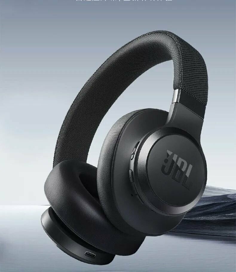 Bluetooth-гарнитура JBL LIVE 660NC, белая - фото №5