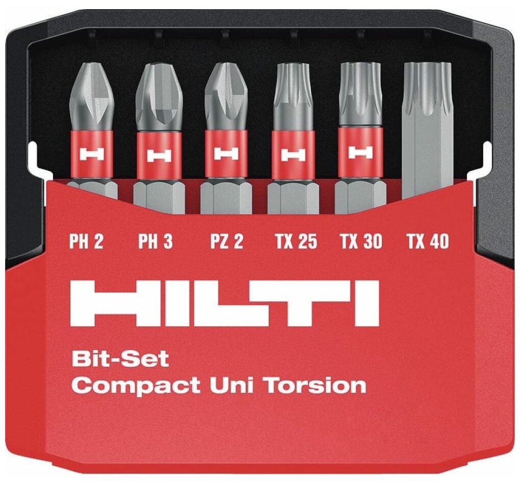 Набор насадок (биты) для шуруповерта Hilti S-BSC UNI 50/2 T (6)