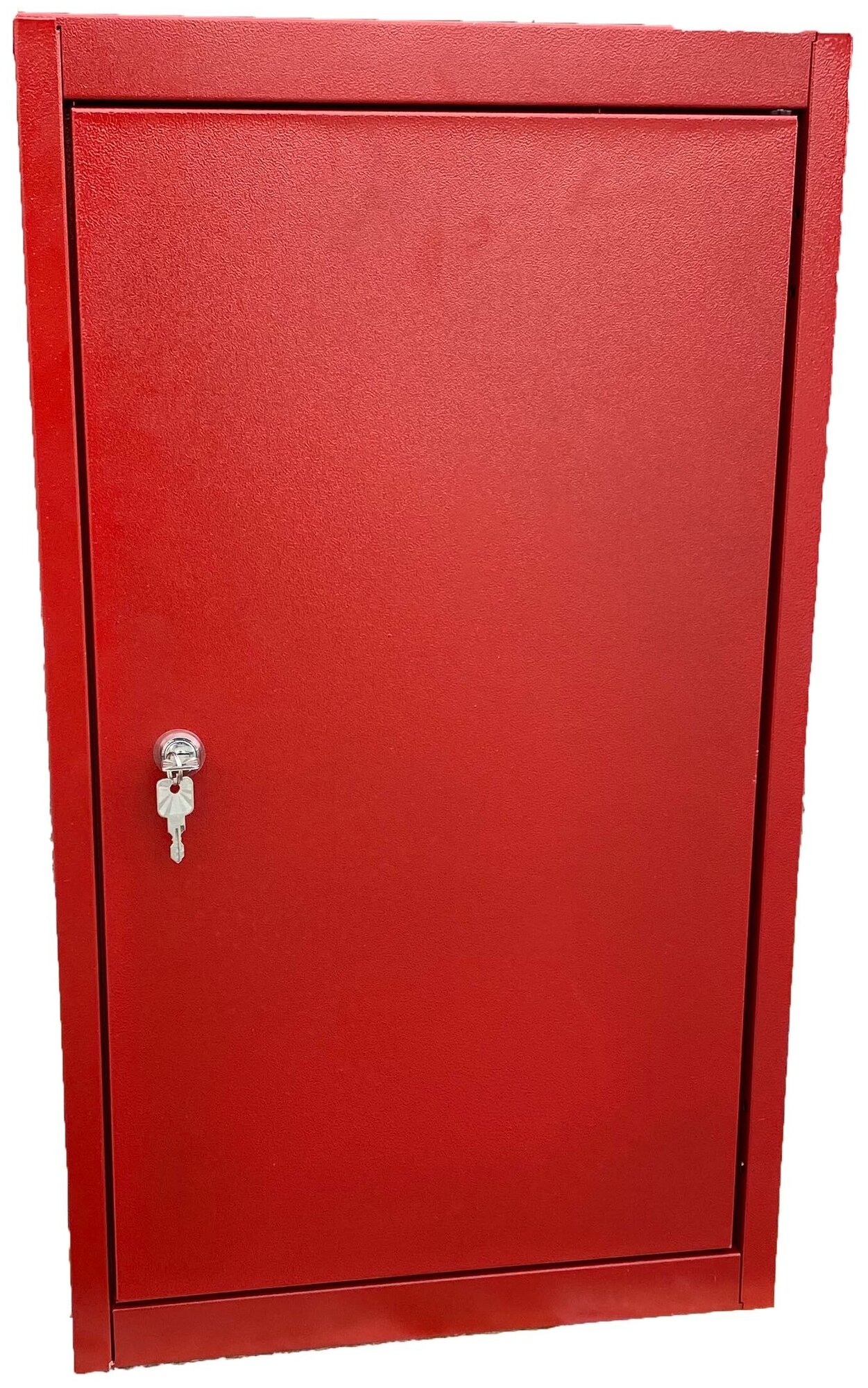 Шкаф для одного газового баллона 27 л, красный - фотография № 2