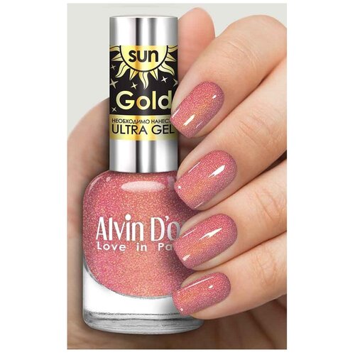 Alvin d or лак для ногтей sun gold ADN-64 6406 карамель