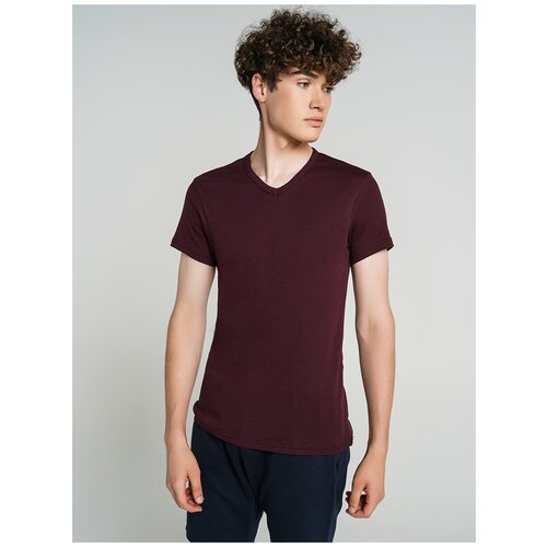 фото Футболка с кор.рукавом твое 73771 размер s, темно-бордовый, men