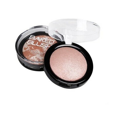 румяна шариковые farres blush ball 20 г FARRES Румяна запеченные Baked Blush 2101 тон 09 (пастельно-розовый)