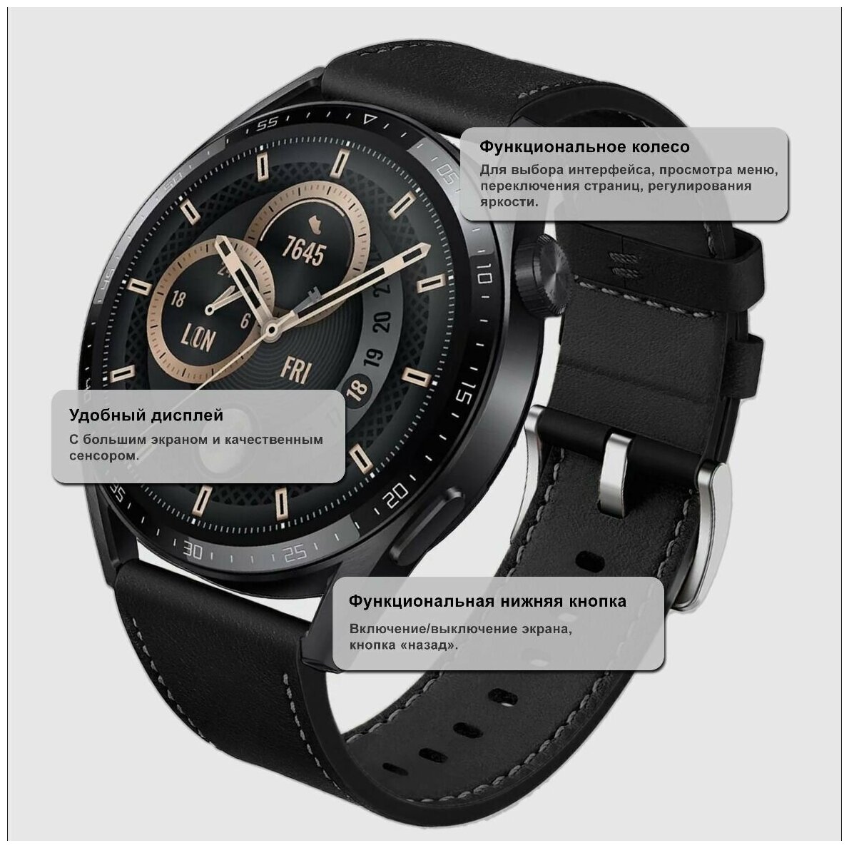 Смарт часы X3 Pro мужские женские круглые smart watch серые умные часы фитнес браслет