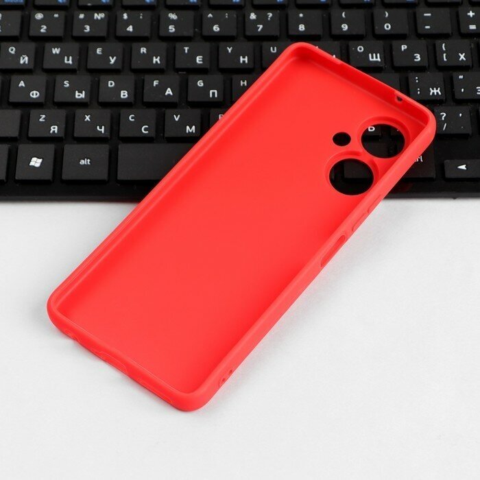 Чехол Red Line Ultimate, для телефона Tecno Camon 19, силиконовый, красный