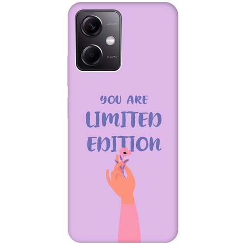 Силиконовый чехол на Xiaomi Redmi Note 12, Сяоми Редми Ноут 12 Silky Touch Premium с принтом Limited Edition сиреневый силиконовый чехол на xiaomi 12 lite сяоми 12 лайт silky touch premium с принтом limited edition сиреневый