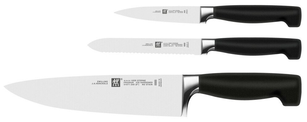 Набор Zwilling J. A. Henckels Four Star 35168-100, 3 ножа