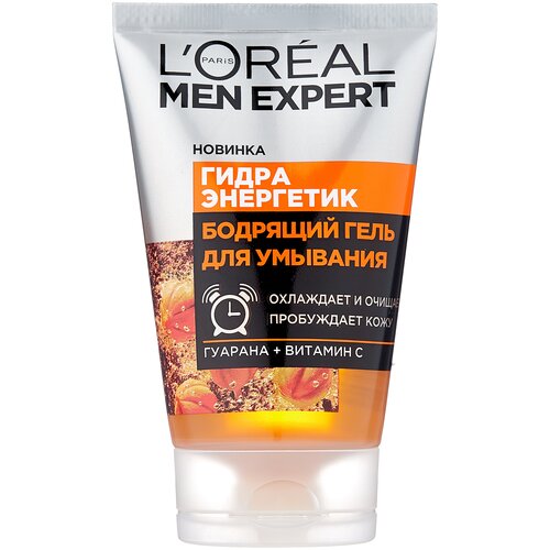 LOreal Paris Men Expert Бодрящий гель для умывания лица Гидра Энергетик, 100 мл