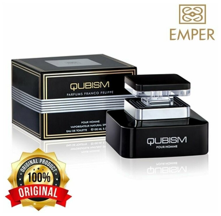 EMPER Туалетная вода мужская QUBISM POUR HOMME, 100 мл