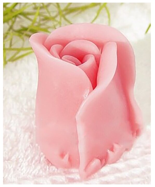 Силиконовая форма для мыла "Бутон розы"