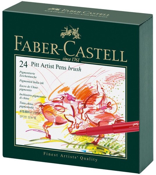 Капиллярные ручки Faber-Castell MANGA 4 шт. - фото №18