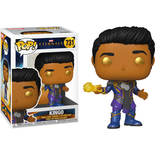 Фигурка Funko POP Kingo из фильма Eternals Marvel 731 фигурка funko головотряс eternals pop kingo 49708