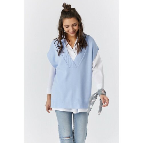 фото Жилет fly, размер 40, голубой