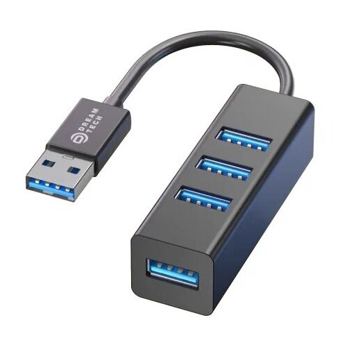 USB Hub на 4 Usb, Z6 Dream, черный