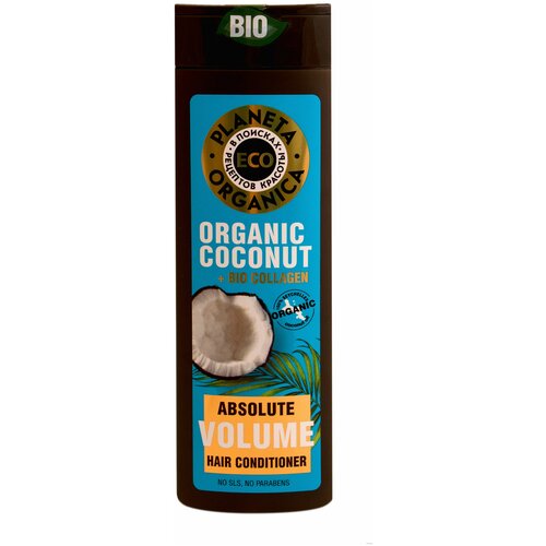 Planeta Organica Бальзам Organic Coconut + Bio Collagen Абсолютный объем, 520 мл