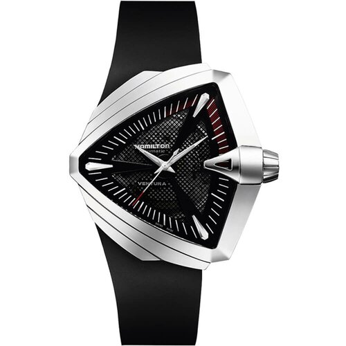 Наручные часы Hamilton Ventura, черный наручные часы hamilton часы hamilton ventura h24251310 белый серебряный