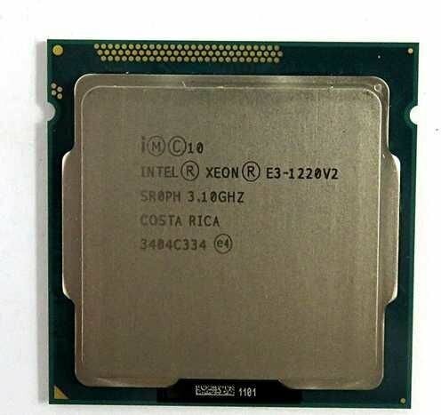 Процессор Intel Xeon E3-1220V2 сокет LGA1155 4 ядра 4 потока 69 Вт OEM