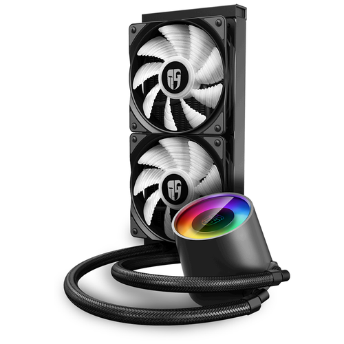 Система водяного охлаждения для процессора Deepcool Castle 240RGB V2, черный