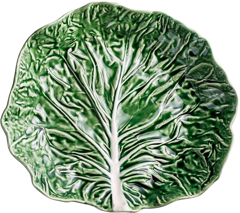Салатник Bordallo Pinheiro Cabbage Natural 35,5x32,5x7,8 см - фото №7