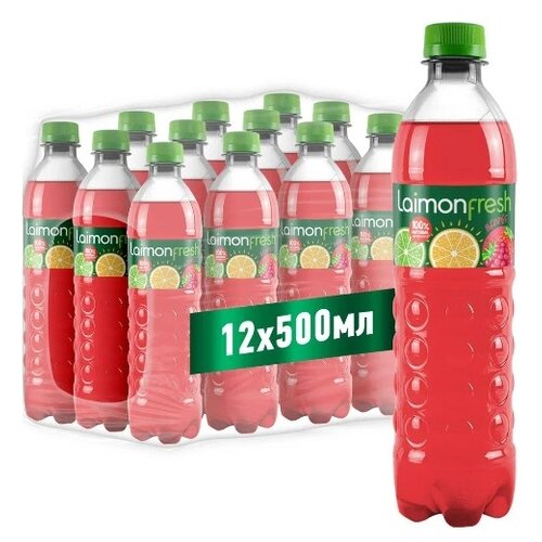 Газированный напиток Laimon Fresh Berries Ц00024788, 0.5 л, пластиковая бутылка, 12 шт.