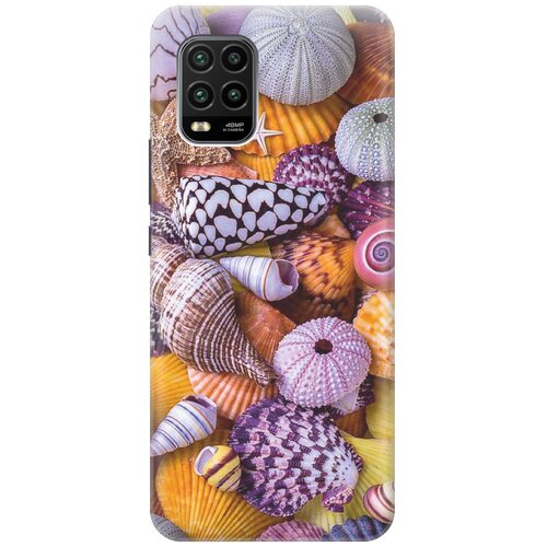 фото Re:pa чехол - накладка artcolor для xiaomi mi 10 lite с принтом "разноцветные ракушки"