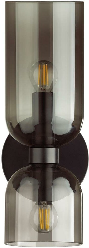 Бра с выключателем ODEON LIGHT ORINOCO 4804/2W E14 2*60W черный