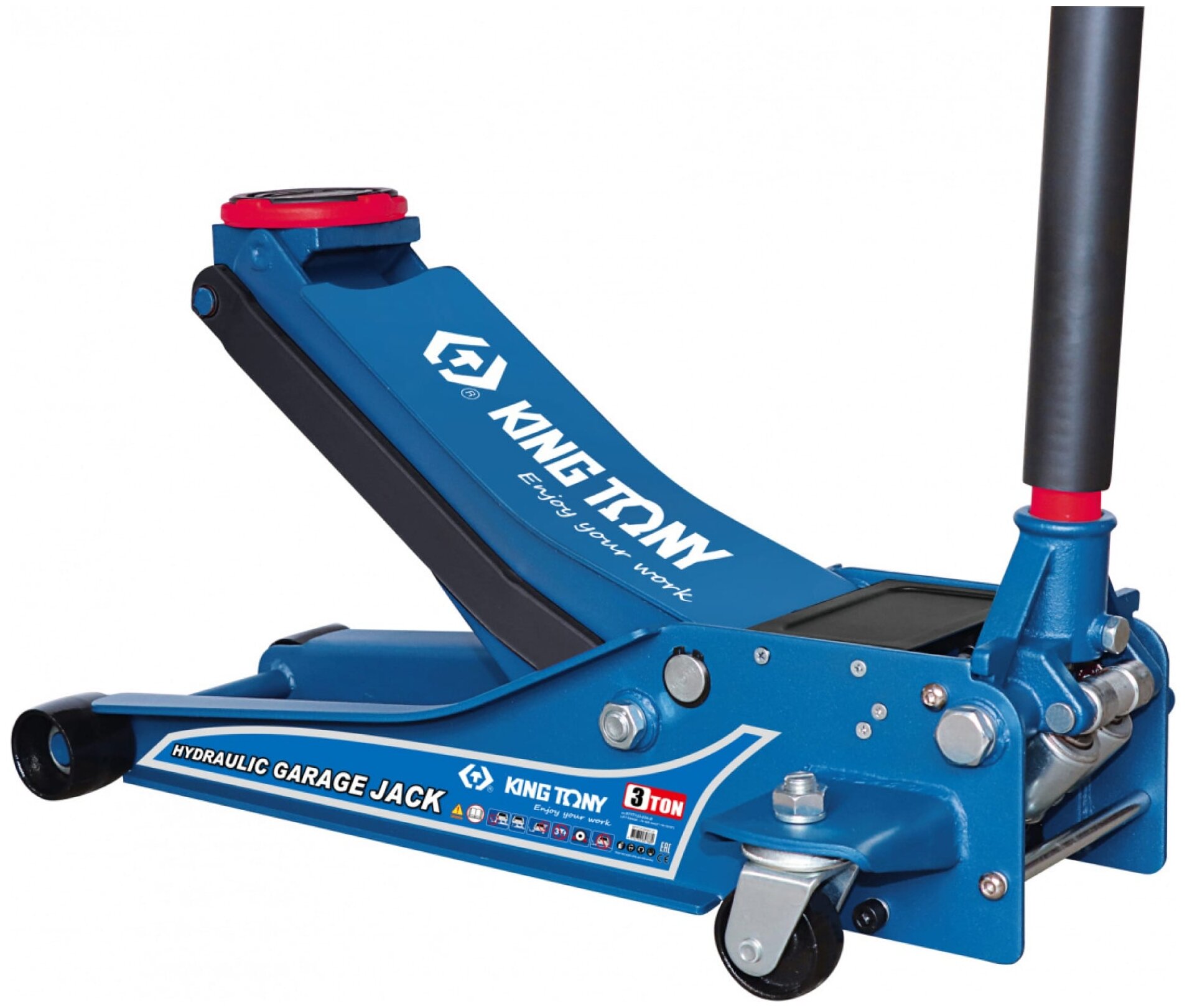 фото Домкрат подкатной гидравлический KING TONY 9TYT133-03A-B