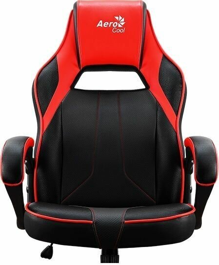 Компьютерное кресло игровое AeroCool AC40C AIR, обивка: искусственная кожа, цвет: черный/красный - фотография № 6