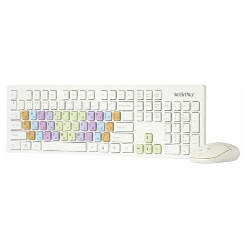 Клавиатура и мышь SmartBuy SBC-218346AG-W White USB