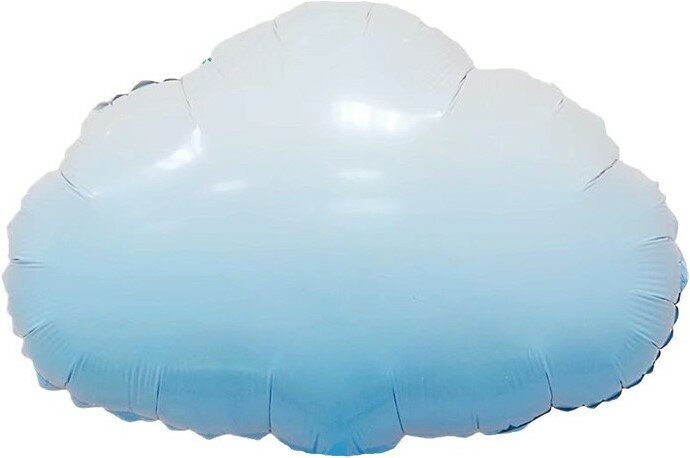 Воздушный шар фольгированный фигурный "Облако", цвет голубой, 51 см.