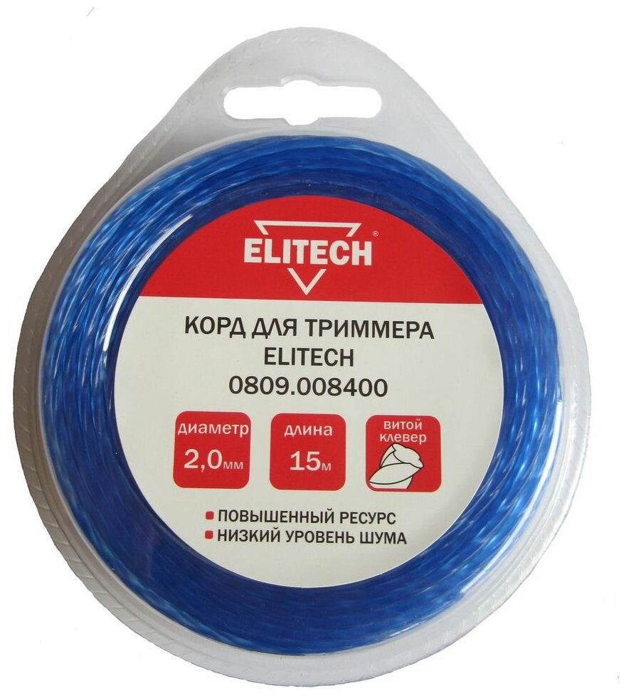 Леска ELITECH 0809.008400 2 мм