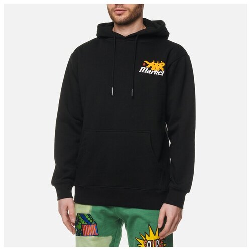 фото Мужская толстовка market morning pick up hoodie чёрный, размер s