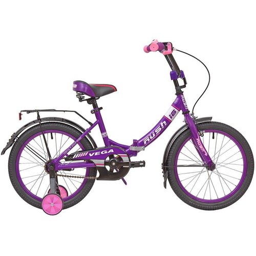 Детский велосипед Rush Hour Vega 180, год 2023, цвет Розовый