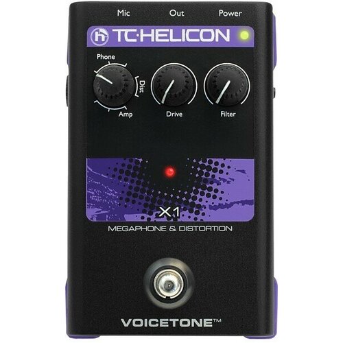 Педаль эффектов TC HELICON VoiceTone X1 педаль эффектов tc helicon talkbox synth