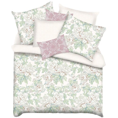 фото Постельное белье семейное mona liza lovely green, бязь, 50 х 70 см, green