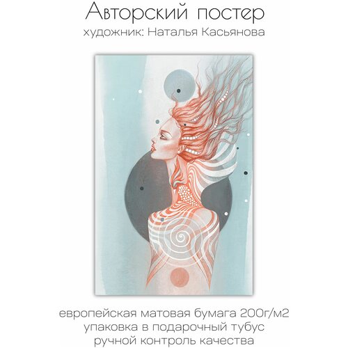 Интерьерный постер 50х70см 