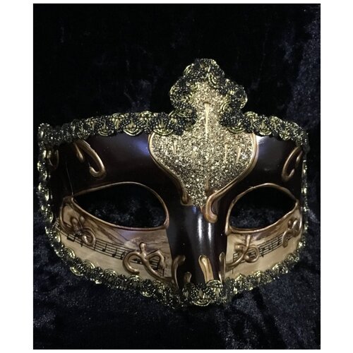 фото Карнавальная маска musica (коричневая) giacometti