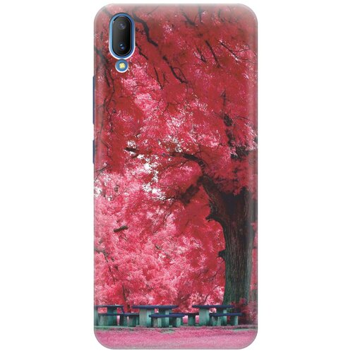 фото Re:paчехол - накладка artcolor для vivo v11 с принтом "чудесное дерево"