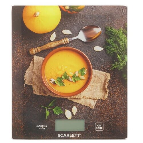Кухонные весы Scarlett SC-KS57P55 тыквенный суп