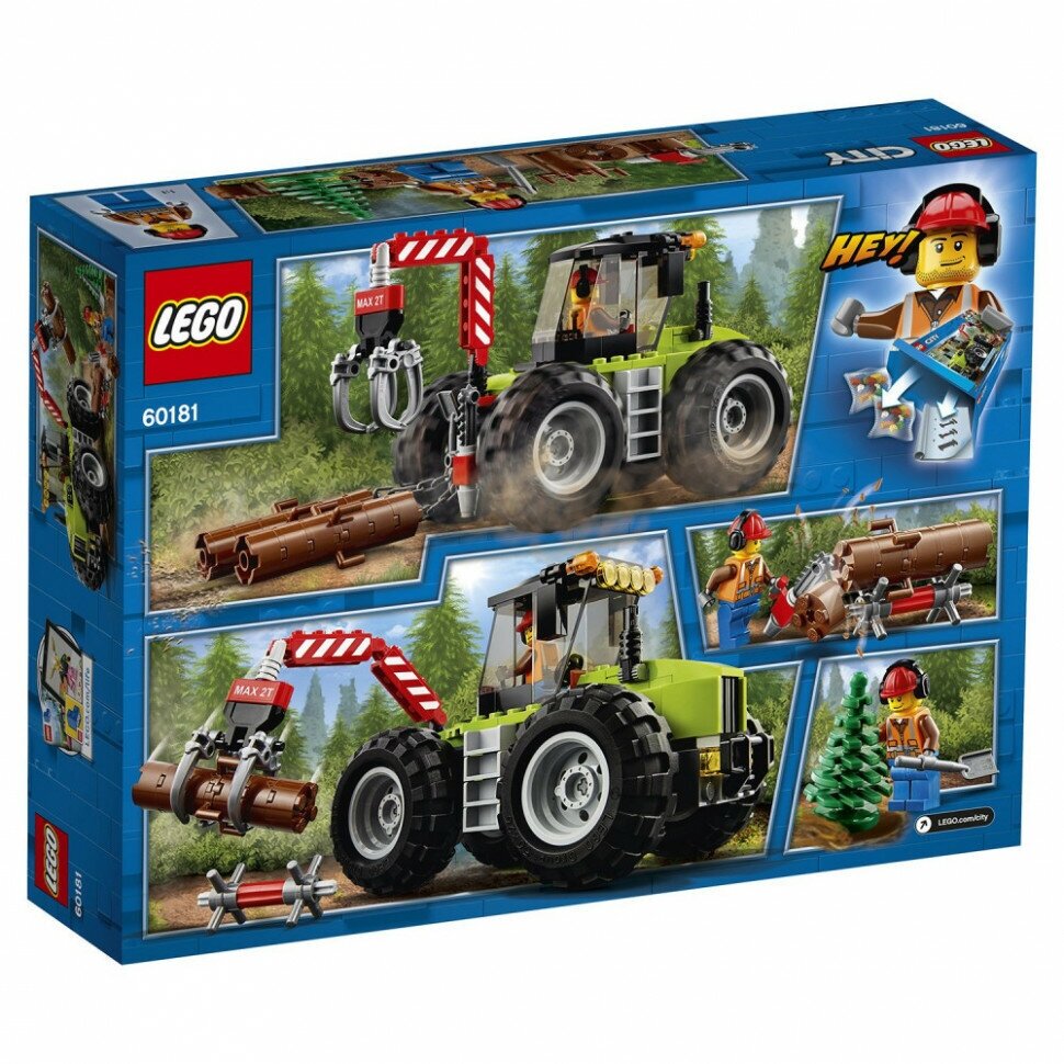 Конструктор LEGO City Great Vehicles Лесной трактор - фото №18
